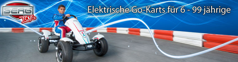 Berg Toys Elektro-Gokarts E-BF Hybrid, Gokarts mit Tretunterstützung durch Elektromotor und Lithium-Akku