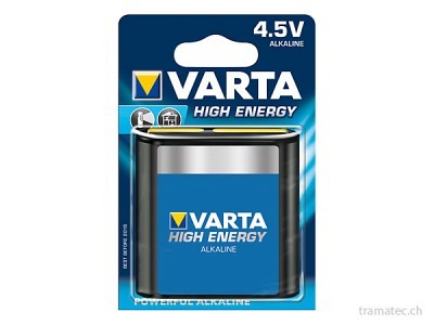 Batterie Varta High Energy 4,5V Flach