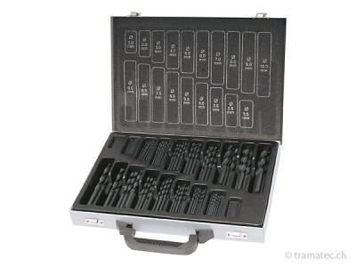 KRAFTWERK 170-t. Spiralbohrer-Magazin HSS 1-10 mm