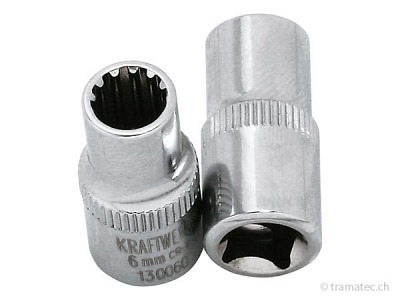 KRAFTWERK 1/4" Combi-Stecknuss 10 mm