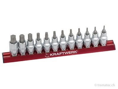 KRAFTWERK 12-t. TX-Bit-Stecknusssatz MAGALU 1/2'