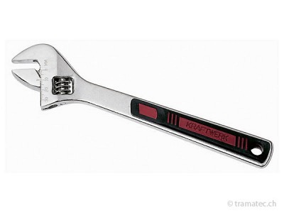 KRAFTWERK Ind.-Rollgabelschlüssel 8' 200 mm mit Skala