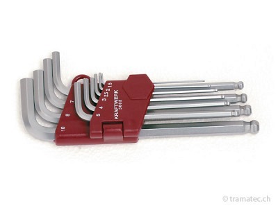 KRAFTWERK 10-t. Kugelkopf-Inbus-Satz 1.5-10 mm