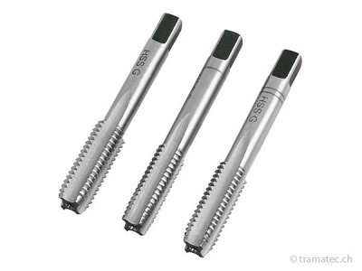 KRAFTWERK Handgewindebohrer-Set 3-tlg. HSS-G
