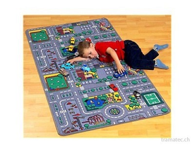 Spielteppich City 100x190cm