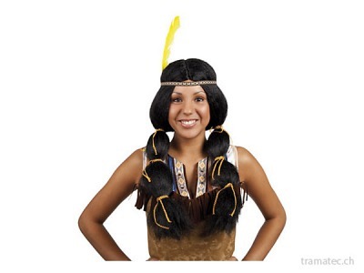 Fasnacht Perücke *Wyona* Indianerin