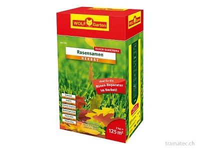 WOLF Rasen-Samen Herbst LK-S 125 für 125 m²