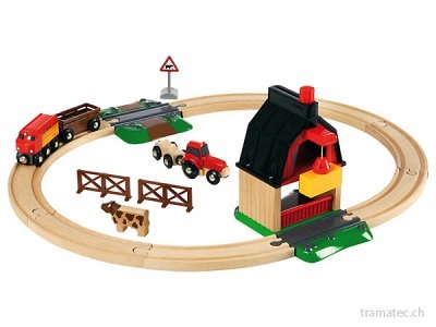 BRIO Bauernhof Bahn Set