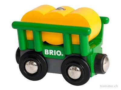 BRIO Heuwagen mit Kippfunktion