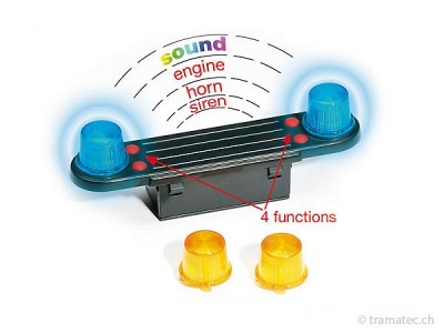 Bruder Zubehör: Light and Sound Module..