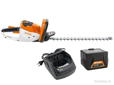 STIHL Akku-Heckenschere HSA 56 Set mit AK 10 u. AL 101