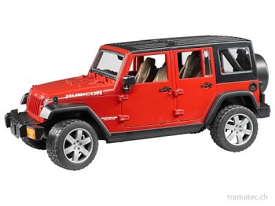 Bruder Jeep Wrangler Unlimited Rubicon rot