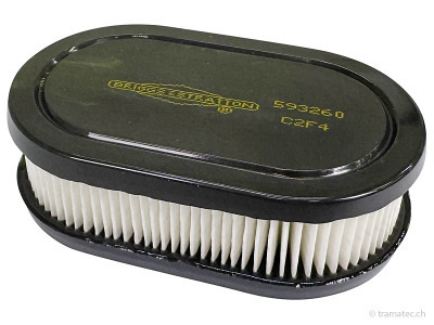 Briggs & Stratton Ersatzteil Luftfilter oval 593260