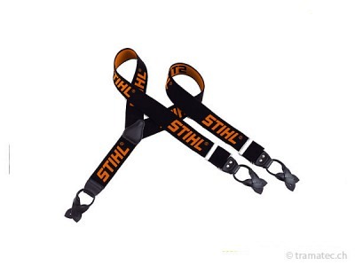 STIHL Hosenträger schwarz/orange