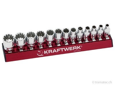 KRAFTWERK 13-t. COMBI-Stecknusssatz MAGALU 1/4'