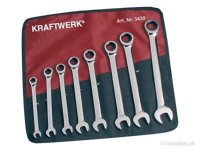 KRAFTWERK 8-t.GearWrench-Satz in Rollt. Zoll