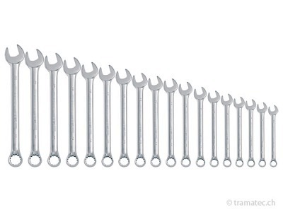KRAFTWERK 18-t. COMBI Gabelringschlüsselsatz 5.5-22 mm