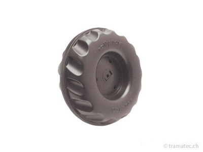 Rolly Toys Ersatzteil Hinterrad mit Laufreifen 390 x 150 für Krallenmitnehmer
