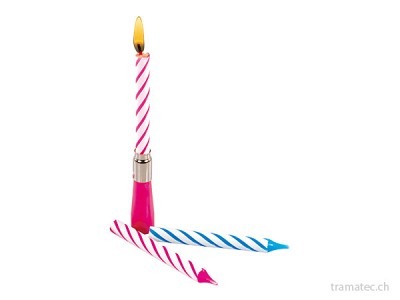 Riethmüller Kerze mit Musik Happy Birthday