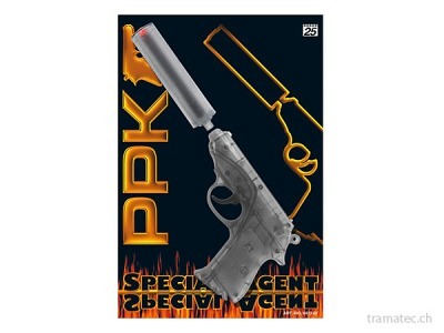 Fasnacht Pistole PPK 25-Schuss