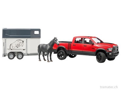 Bruder RAM 2500 Power Wagon mit Pferde..