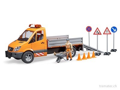 Bruder MB Sprinter Kommunal mit Fahrer