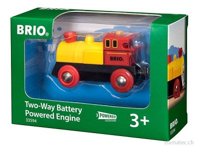 BRIO Batterielok gelb/rot