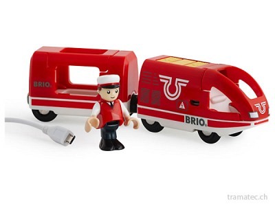 BRIO Roter Akku-Reisezug
