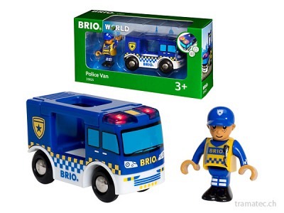 BRIO Polizeiwagen Licht und Sound