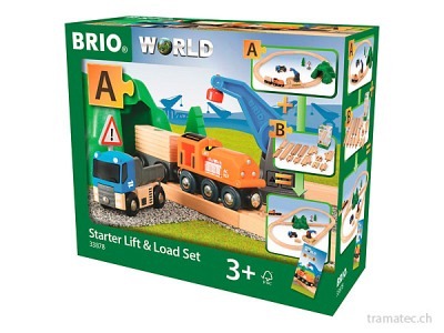 BRIO Starterset Güterzug mit Kran