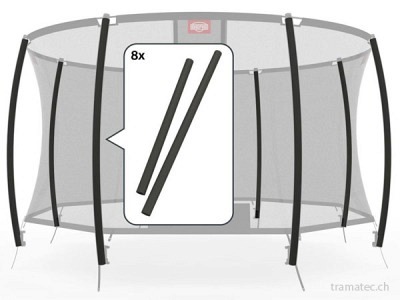 BERG Trampolin Ersatzteil Schaumstoffhüllen für Sicherheitsnetz Deluxe