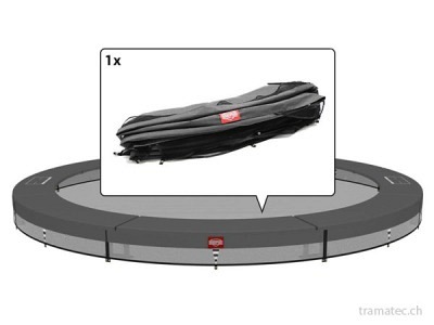 BERG Trampolin Ersatzteil Schutzrand InGround Champion 330, grau