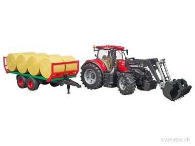 Bruder Case IH Optum 300CVX mit Frontl..
