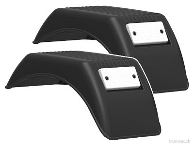BERG Gokart Kotflügel-Set hinten 90° schwarz