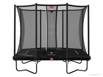 BERG Trampolin Ultim Favorit Regular 280 Black + Sicherheitsnetz Comfort