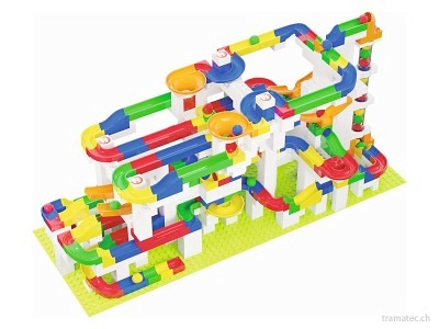 Hubelino Kugelbahn Baukasten Mega 585 Teile