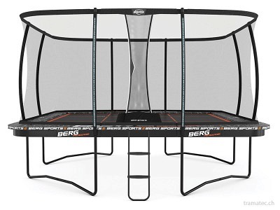 BERG Trampolin Ultim Pro Bouncer Regular 500   Sicherheitsnetz XL