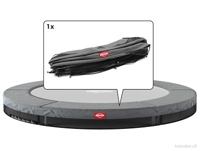 BERG Trampolin Ersatzteil Schutzrand InGround Favorit 330, grau