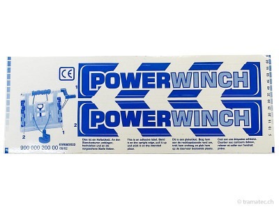 Rolly Toys Ersatzteil Aufkleber für rollyPowerwinch