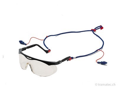 STIHL Schutzbrille Set aus Brille und Stöpsel