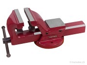 KRAFTWERK Installations-Stahlschraubstock 150 mm