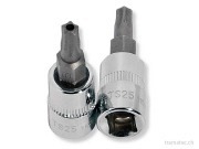 KRAFTWERK 1/4" Bit-Steckschlüssel-Einsatz 5-Stern-Loch TS 27