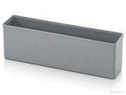 AUER Einsatzkästen SB E 14 1x4 208x52 Silbergrau